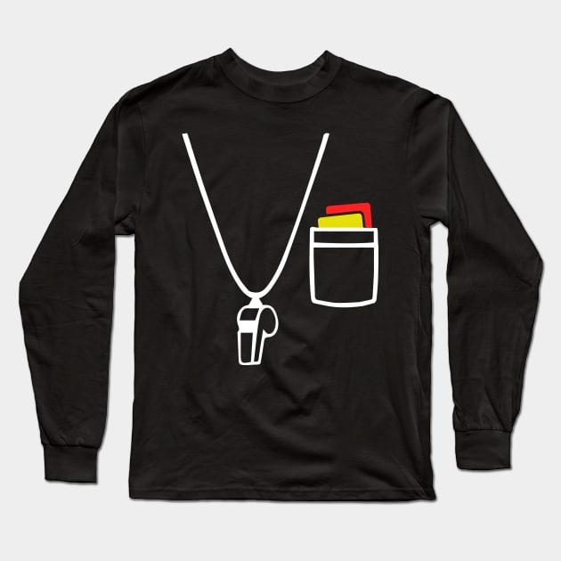 Referee rey and yelloe card Long Sleeve T-Shirt by Imutobi